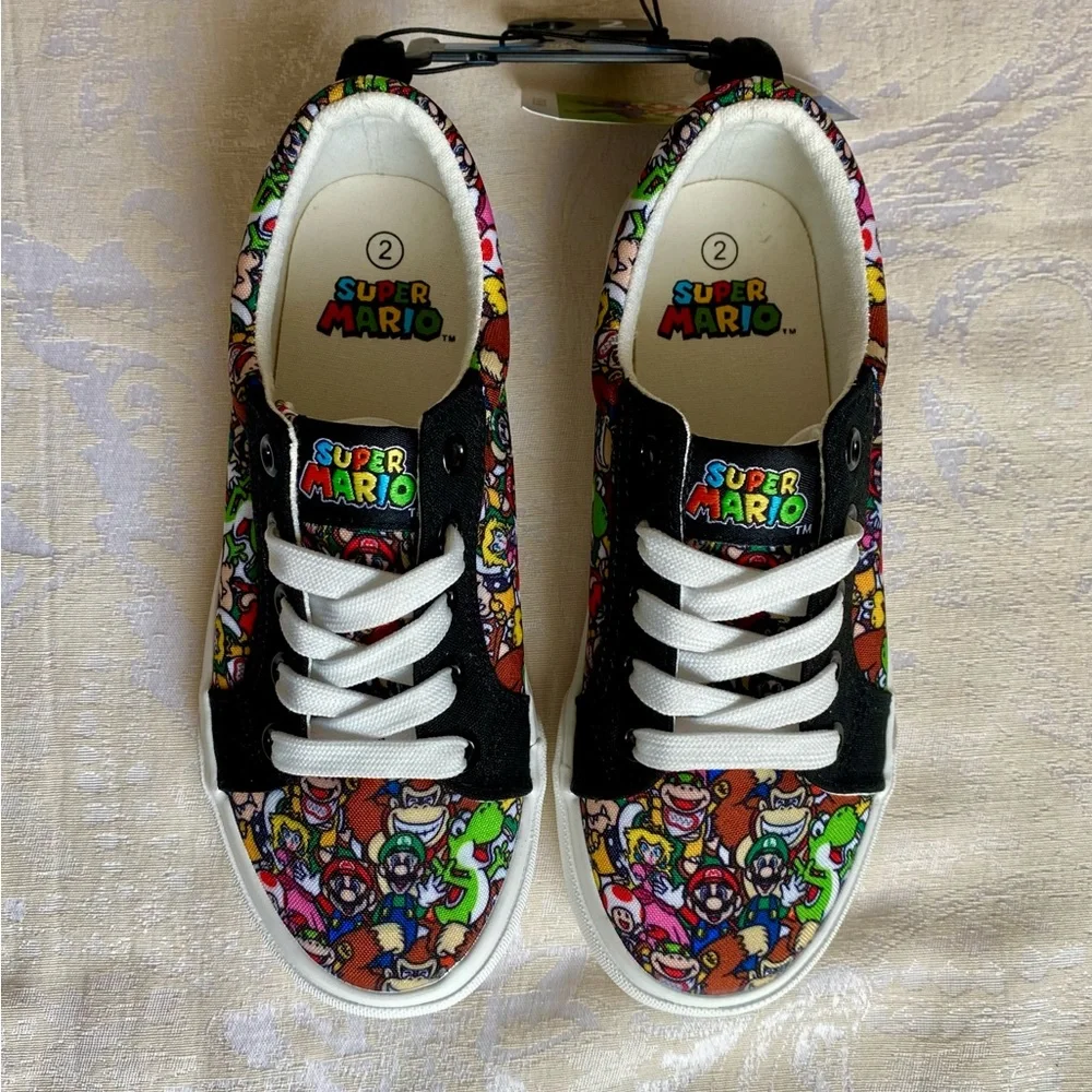 Super Mario Sneakers Shoes New! - Picture 1 of 14